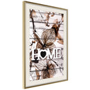 Poster - Family Home  - goud passepartout