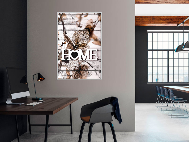 Poster - Family Home  - wit
