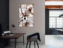 Poster - Family Home  - goud