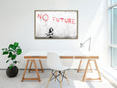 Poster - Banksy: No Future  - goud