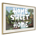 Poster - There's No Place Like Home  - goud passepartout
