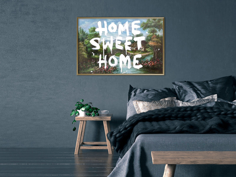 Poster - There's No Place Like Home  - goud