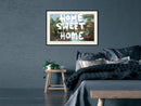 Poster - There's No Place Like Home  - zwart passepartout