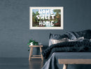 Poster - There's No Place Like Home  - wit passepartout