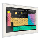 Poster - Periodic Table of the Elements  - wit passepartout