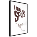 Poster - More Space Needed  - zwart