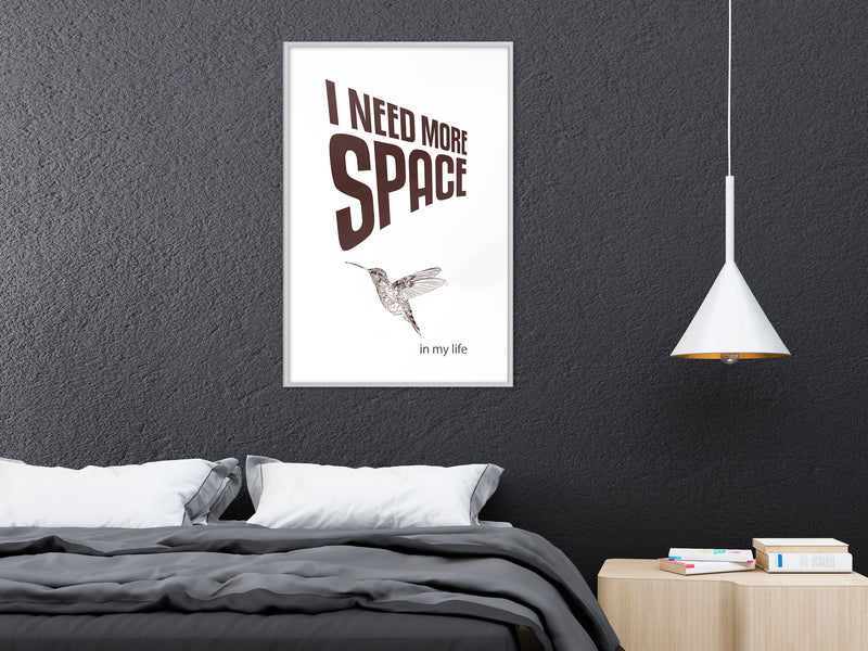 Poster - More Space Needed  - wit