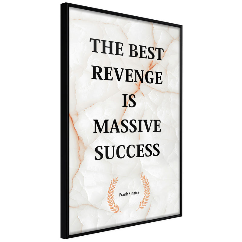 Poster - The Best Motivation  - zwart