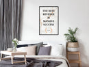 Poster - The Best Motivation  - zwart