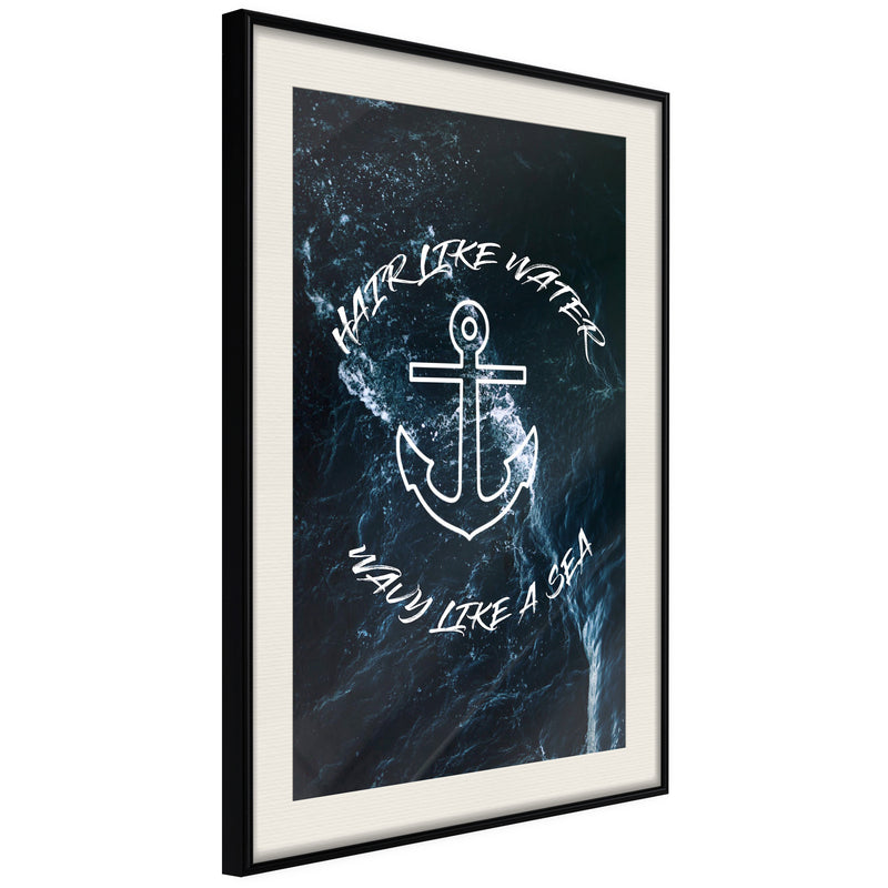 Poster - Sailors' Loved One  - zwart passepartout