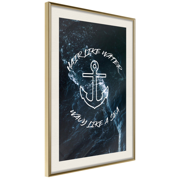 Poster - Sailors' Loved One  - goud passepartout