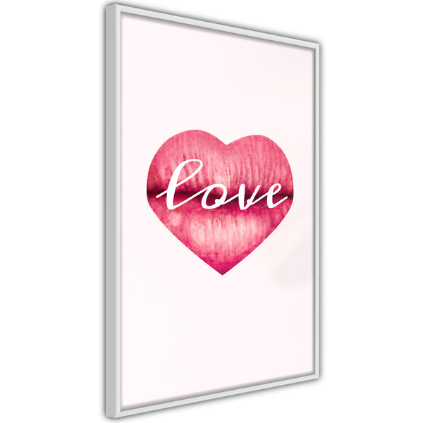 Poster - Kiss of Love  - wit