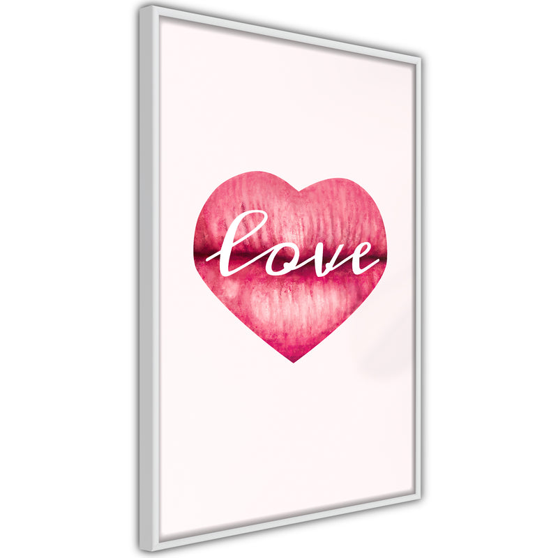 Poster - Kiss of Love  - wit