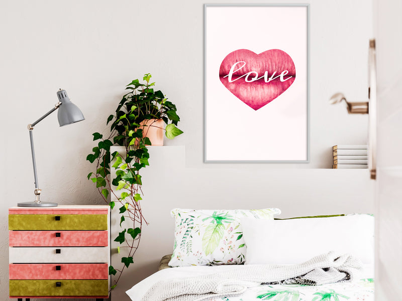 Poster - Kiss of Love  - wit