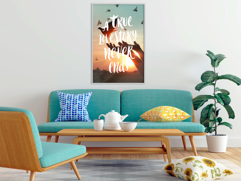 Poster - Love Story  - wit