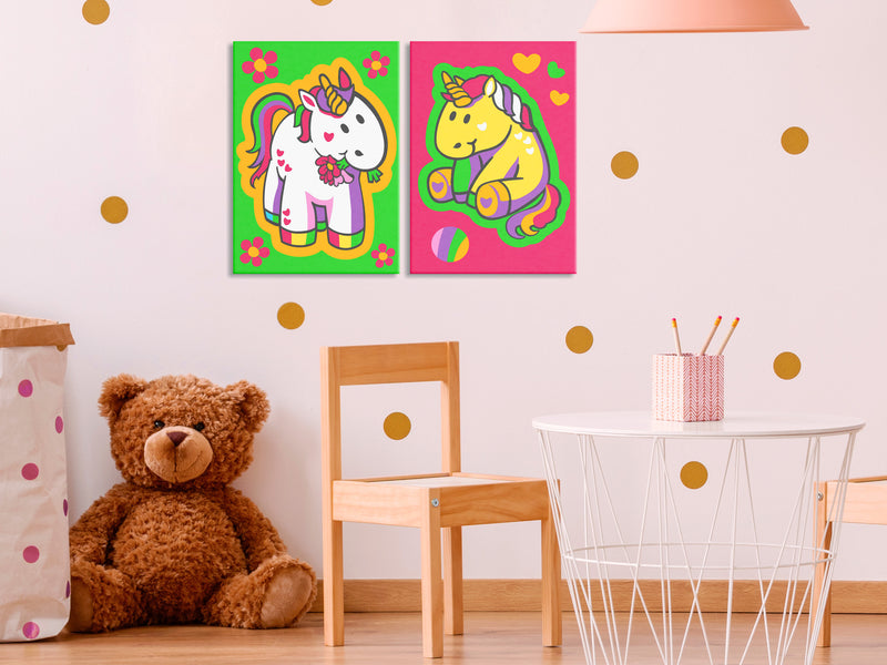 Schilderen op nummer, kinderen, met lijst, leeuw, schilderen Schilderen op nummer, kinderen, met lijst, leeuw, schilderen