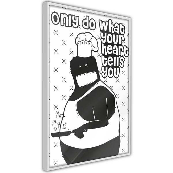 Poster - Follow Your Heart II  - wit