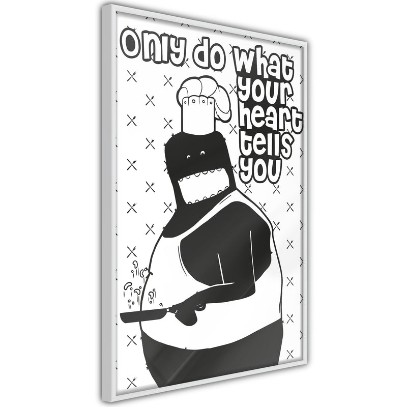 Poster - Follow Your Heart II  - wit