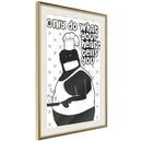 Poster - Follow Your Heart II  - goud passepartout
