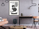 Poster - Follow Your Heart II  - zwart passepartout