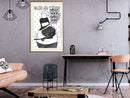 Poster - Follow Your Heart II  - goud passepartout