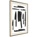 Poster - Chef's Must-Have   - goud passepartout
