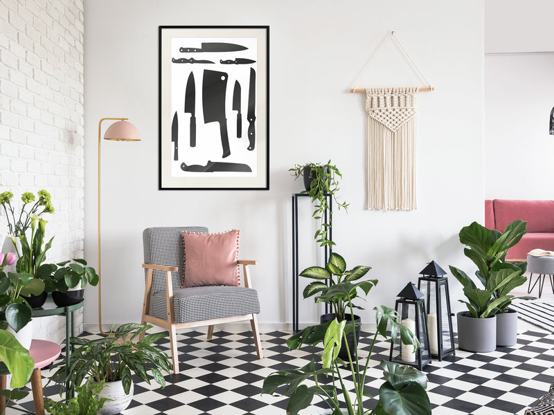 Poster - Chef's Must-Have   - zwart passepartout
