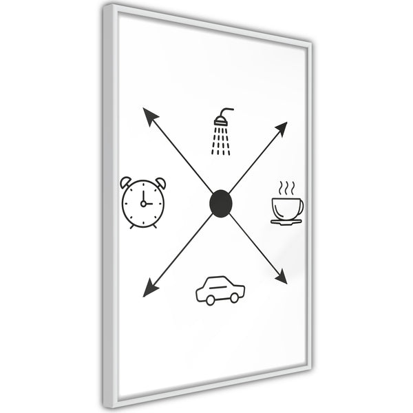 Poster - Morning Routine  - wit