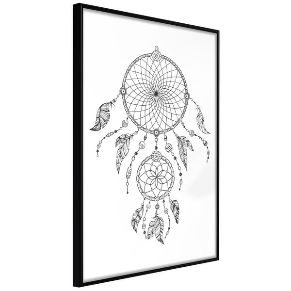 Poster - Catch Your Dreams  - zwart