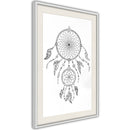 Poster - Catch Your Dreams  - wit passepartout