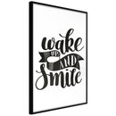 Poster - Wake Up  - zwart