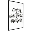 Poster - Moment  - zwart