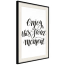 Poster - Moment  - zwart passepartout
