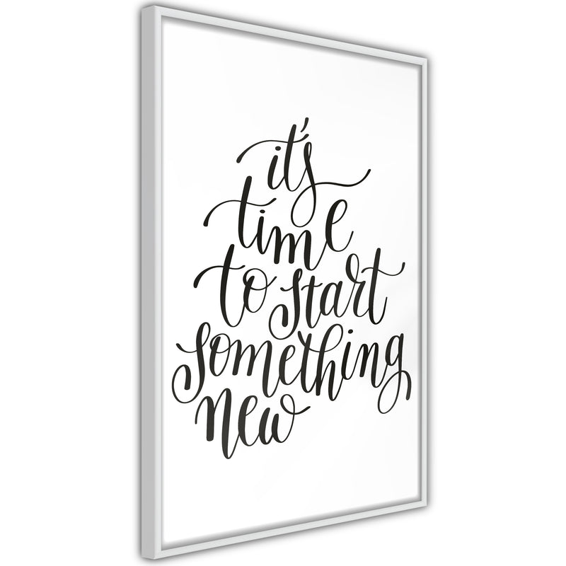 Poster - It's Time  - wit
