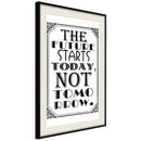 Poster - Future  - zwart passepartout