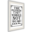 Poster - Future  - wit passepartout