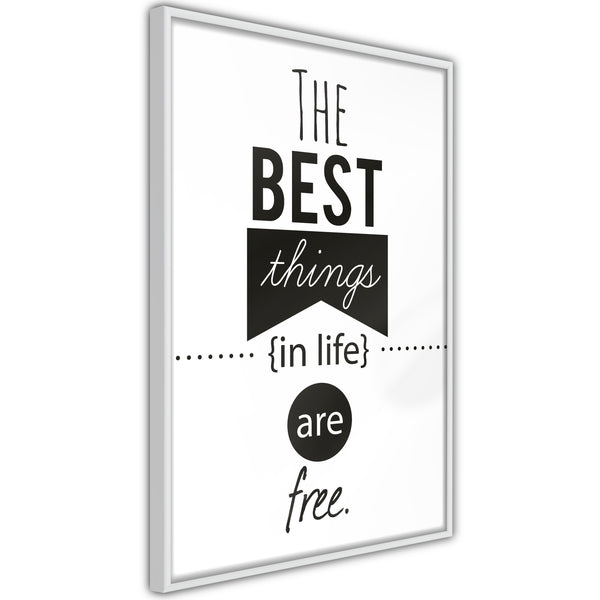 Poster - The Best Things   - wit