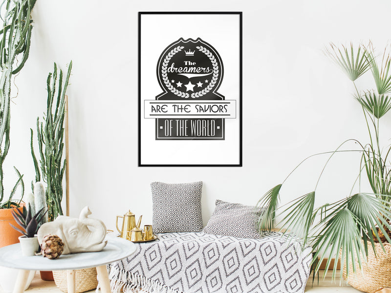 Poster - Dreamers   - zwart