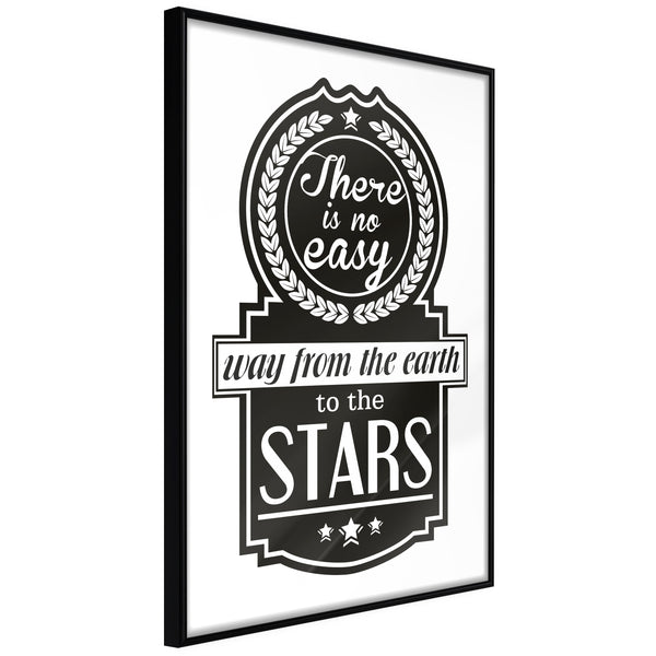 Poster - Way to the Stars   - zwart