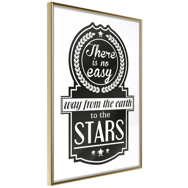 Poster - Way to the Stars   - goud