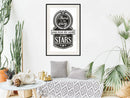 Poster - Way to the Stars   - zwart passepartout