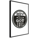 Poster - You Got This  - zwart