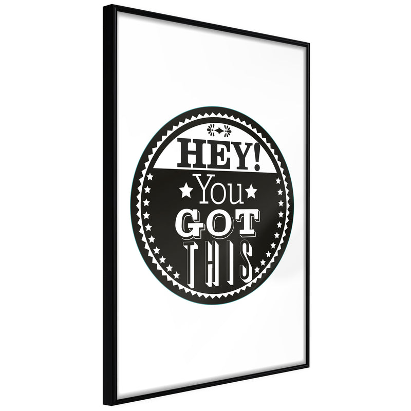 Poster - You Got This  - zwart