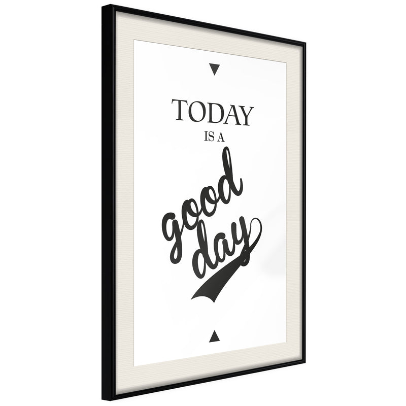 Poster - Today III  - zwart passepartout