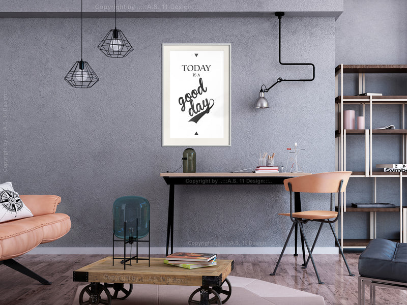 Poster - Today III  - wit passepartout