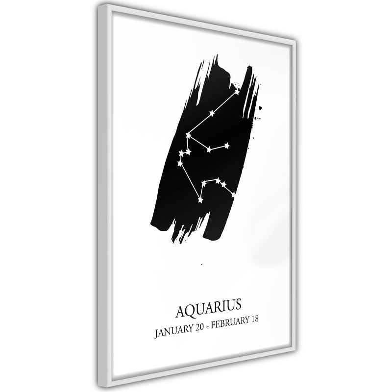 Poster - Zodiac: Aquarius I  - wit