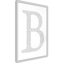 Poster - Capital B  - wit