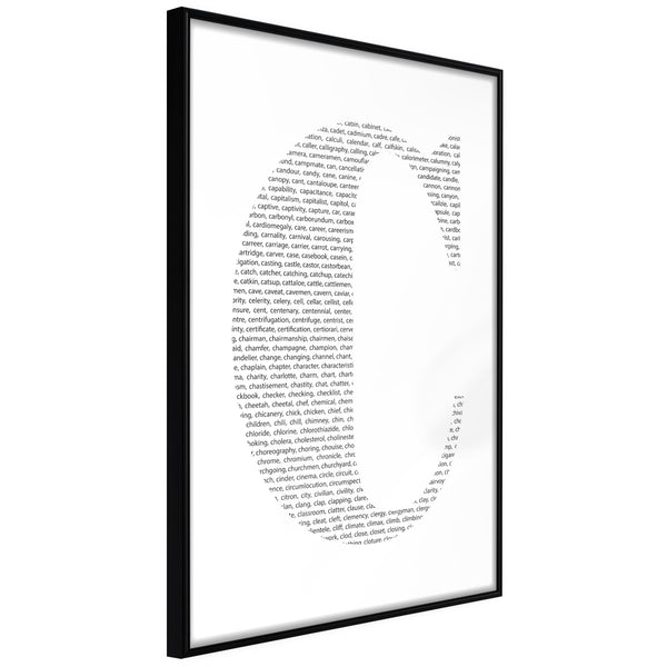 Poster - Capital C  - zwart