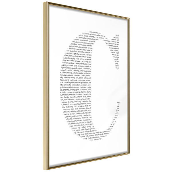 Poster - Capital C  - goud