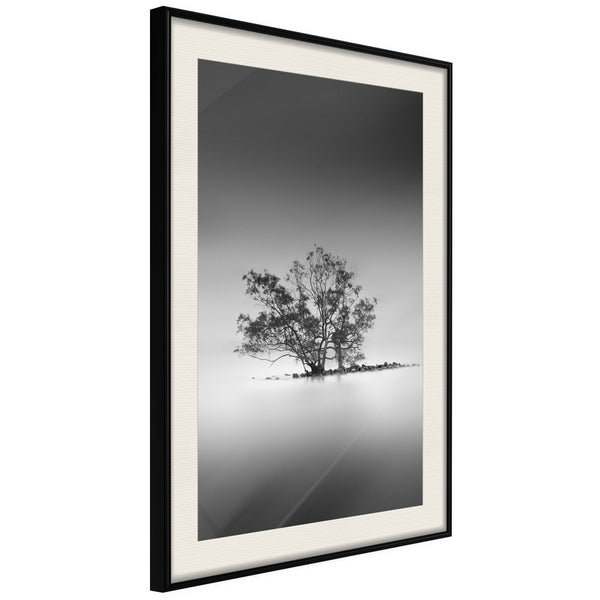 Poster - Loneliness I  - zwart passepartout